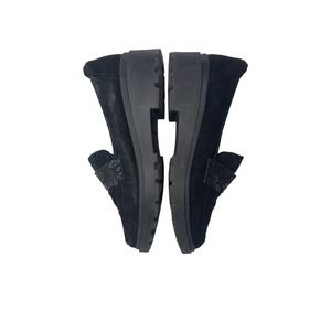 CLARKS‎ Collection Black Suede Loafers